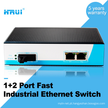 Interruptor ethernet industrial 3 portas din rail da HRUI